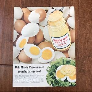 Vintage miracle whip advertisement